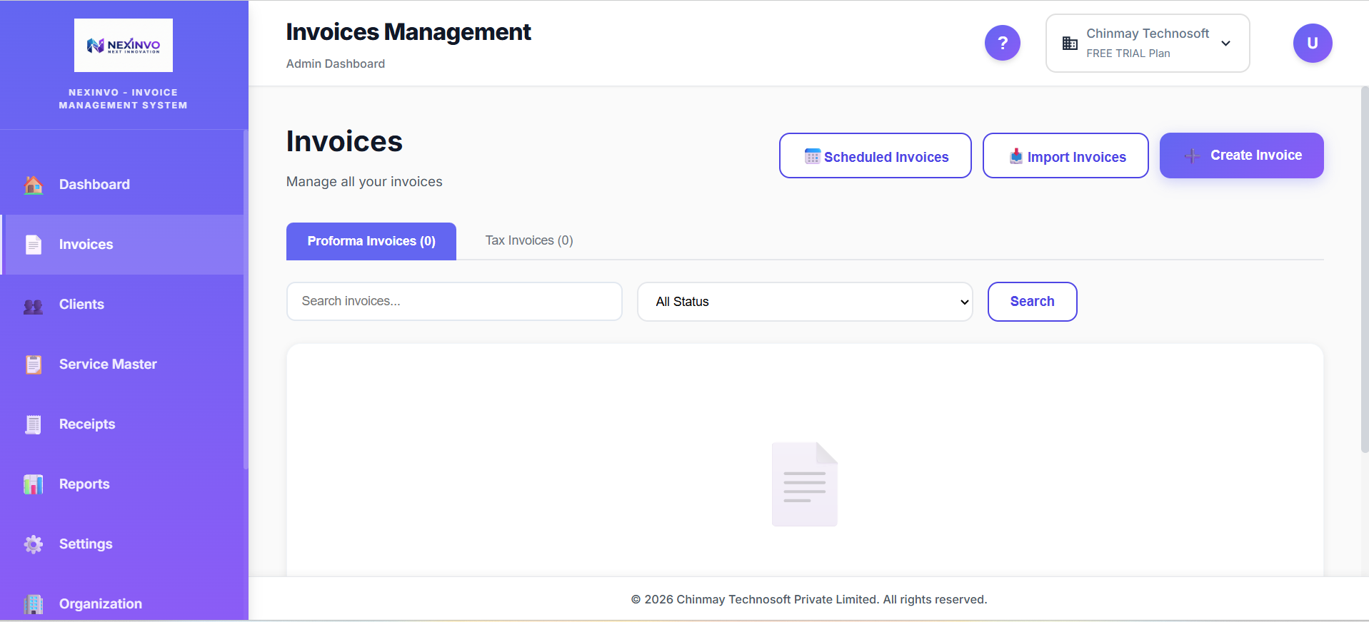 NexInvo - Invoice Management